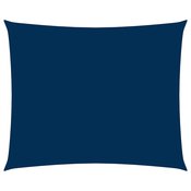 Jedro protiv sunca od tkanine Oxford pravokutno 3 5x4 5 m plavo