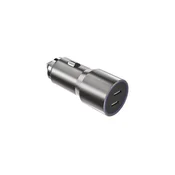 Winner Group - Autopunjac 2x USB-C Power Delivery 60W, srebrni