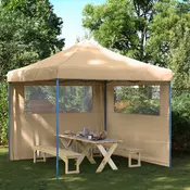 Šator za zabave Bež 292 x 292 x 315 cm Oxford tkanina