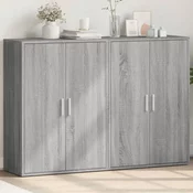 shumee Komoda 2 kosa siva sonoma 60x31x84 cm inženirski les