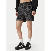 adidas Športne kratke hlače Seasonal Essentials Animal Print KS7994 Siva Regular Fit