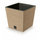 Prosperplast Cvetlični lonec FURU SQUARE LOW ECO WOOD 30 cm naturo