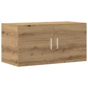 MAISON CHIC Stenska omarica - Zidna omarica artisan hrast 80x39x40 cm inženirski les iu997, (22063014)