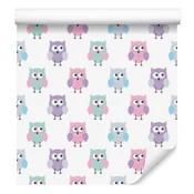 Tapeta Sweet Owls za dnevno sobo in spalnico 50x1000 cm