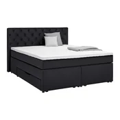Boxspring Krevet Chester 180/200 cm , crna