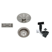 Odtok enojni Blanco InFino 207425 satin platinum