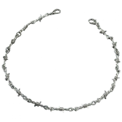 Ogrlica Punk - Srebrna KP32966