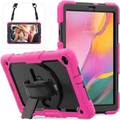 Ohišje za Samsung Galaxy Tab A7 Lite 8,7 Stojalo z naramnico Pink