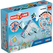 Geomag Magnetne kocke Morske životinje + kartice 11 kom