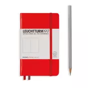 Notebook Pocket (A6) Hardcover, Prazan, Red