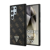 Guess 4G trokutasti metalni logotip - Samsung Galaxy S24 Ultra Case (crna)