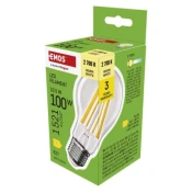 LED žarnica Filament A60/E27/10,5 W (100 W)/1521 lm/Toplo bel