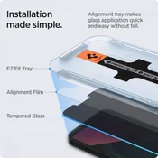 Spigen KALJENO STEKLO SPIGEN GLAS.TR EZ FIT 2-PACK IPHONE 13 PRO