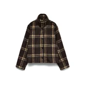 VERO MODA Prehodna jakna VMSPENCER kapučino/temno rjava