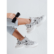 Sportowe sneakersy damskie BLAZERO srebrne Dstreet