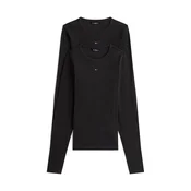 Tommy Jeans Majica Essential črna
