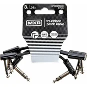 Dunlop MXR DCISTR03R Ribbon TRS Cable 3 Pack 8 cm Kotni - Kotni Patch kabel (Kot novo)
