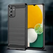 Infostyle Silikonski ovitek carbon za Samsung Galaxy A13 5G - Črna Črna/TPU silikon