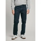 Pepe Jeans za moške. PM211873 Hlače chino iz bombažnega poplina v mornariški barvi (31), Priložnostno, Trajnostni, Morna