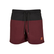 Urban Classics Kratke kopalne hlače, črna