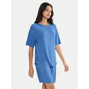 Triumph Pižama Timeless Sensuality 10222627 Modra Relaxed Fit