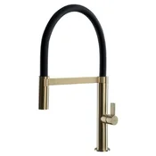 LUISINA kuhinjska armatura RC311DO018, inox massiv - PVD zlato črna mat