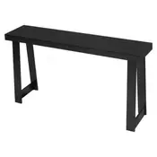 VEVOR Konsolna miza 140x305x81 cm Črna