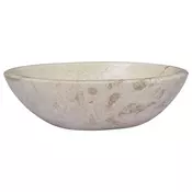 shumee Krema za umivalnik 53x40x15 cm Marmor