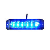 KAMAR VODILA OPOZORILNA LUČ 6-LED, MODRA [LW0035]