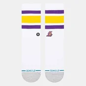 Stance NBA TUBE LOS ANGELES LAKERS CREW, nogavice m., bela A555C24TLA