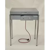 Električni žar E600 PRO z nogami in visokim pokrovom - Furlan
