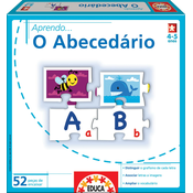 Poucna igra Ucimo abecedu Educa 52 dijela - Velika i mala slova od 4-5 godina