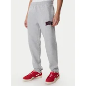 Reebok Spodnji del trenirke Bermingham RK25555CCM Siva Relaxed Fit