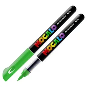 Akrilni marker M&G MOCALO s čopičasto konico - temno zelen 532