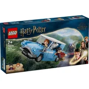Lego igracke kocke Harri Potter Fliing Ford Anglia 7+, plava