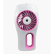 Rucni mini ventilator roze-beli