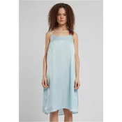 Womens Viscose Satin Nightgown - Blue