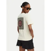 RVCA Majica Daily 23B351502 Kremna Regular Fit