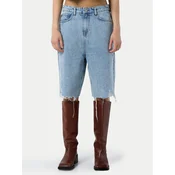 Noisy May Jeans kratke hlače Jytte 27030816 Modra Straight Fit