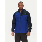 adidas Pohodna jakna Terrex Multi 2L RAIN.RDY JD8353 Modra Regular Fit