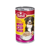 Basil Mokra hrana za pse BASIL s perutnino, pločevinka 1250 g