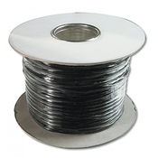 DIGITUS Kabel Flat AWG 26-4 črn 100m kolut (AK-460700-100-S)