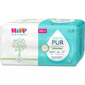 Hipp Soft & Pur vlažne maramice za cišcenje za djecu od rodenja 3x48 kom