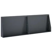 vidaXL Zadrževanje stene 2 kos 60 x 12 x 50 cm Jeklo Antracit