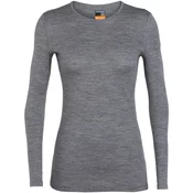 Icebreaker Wmns 200 Oasis Ls Crewe ženska majica dugih rukava, siva, XS
