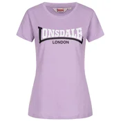 LONSDALE Majica Achnavast lila/črna/bela