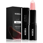 NOBEA Day-to-Day Lip Balm vlažilni balzam za ustnice odtenek Pink rose 3 g