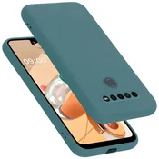 Cadorabo Ohišje je združljivo z LG K41S in tekoča zelena - Zaščitni ovitek iz prožnega silikona TPU, (20860147)