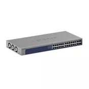 Netgear 24-portno pametno stikalo 10G/Multi-Gigabit Ethernet s 4 priključki 10G SFP