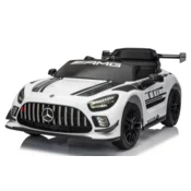 Costway Otroški električni avto Mercedes-AMG GT3 3 prestave bel